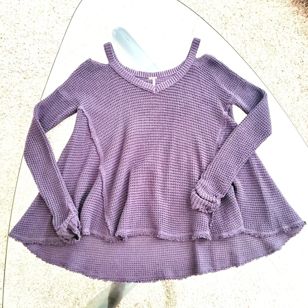 Free People | Moonshine Waffle Knit Top